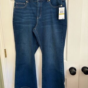 Michael Kors Dark Blue Flare Jeans